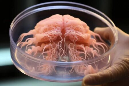 محققان بدون نیاز به سلول‌های حیوانی مغزهای مینیاتوری آزمایشگاهی تولید کردند