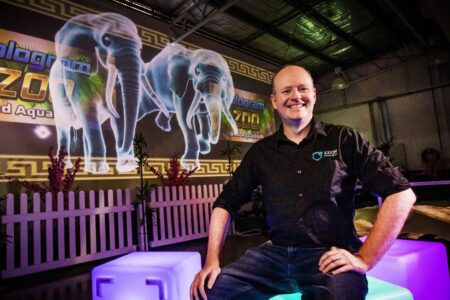 استرالیا از نخستین باغ وحش هولوگرامی در جهان رونمایی کرد