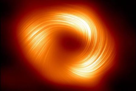 منجمان برای نخستین بار نقشه میدان مغناطیسی سیاهچاله مرکزی کهکشان راه شیری را ایجاد کردند