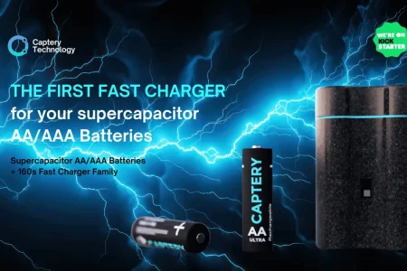 باتری های شرکت Captery با شارژ ۱۶۰ ثانیه‌ای و طول عمر چندین ساله در راهند