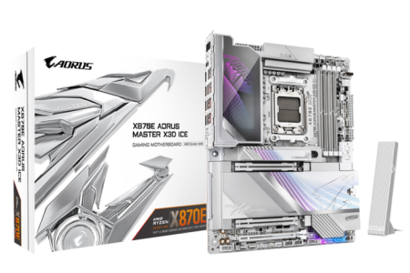 Gigabyte X870E AORUS Master ICE X3D؛ عملکرد پایدار در بار سنگین