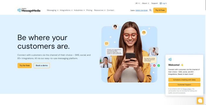 مسیج مدیا بهترین سامانه ارسال پیامک جهانی