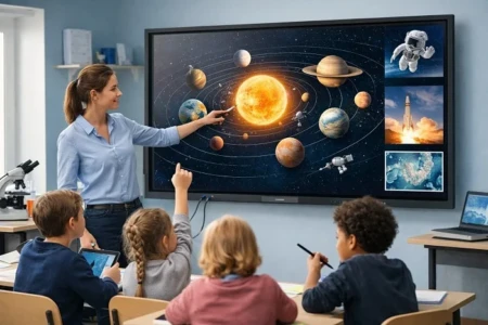 تلویزیون لمسی برای تدریس؛تحول واقعی در آموزش کلاس های مدرن