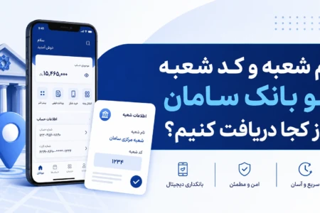 نام و کد شعبه بلو بانک سامان چیست؟ (استفاده در سجام و سایتها)