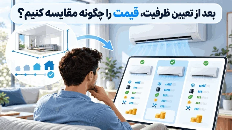 هنگام مقایسه کولرهای ۳۰۰۰۰ چه چیزهایی را کنار هم بگذاریم؟