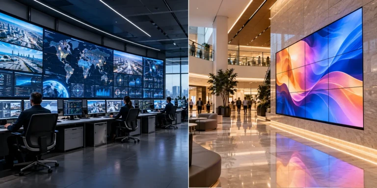 ویدئو وال LED یا LCD